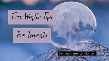 Winter Tips For Tenants