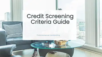 Credit Screening Criteria Free Guide